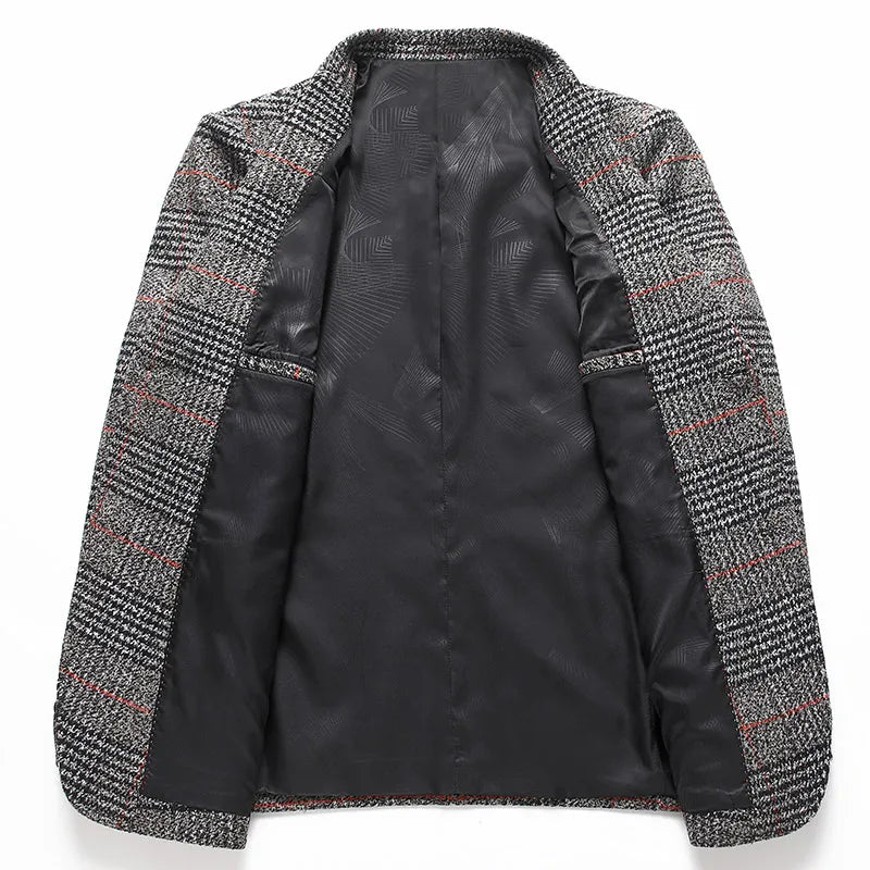 Plaid Blazer Jacket