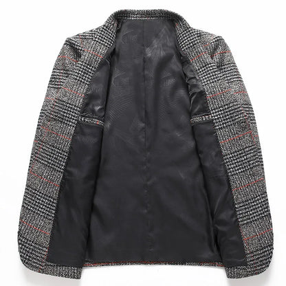 Plaid Blazer Jacket