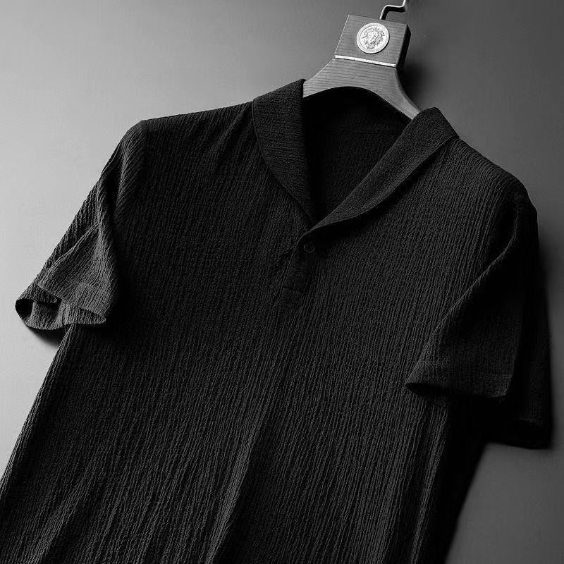Men’s Elegant Shawl Collar Two-Piece Set