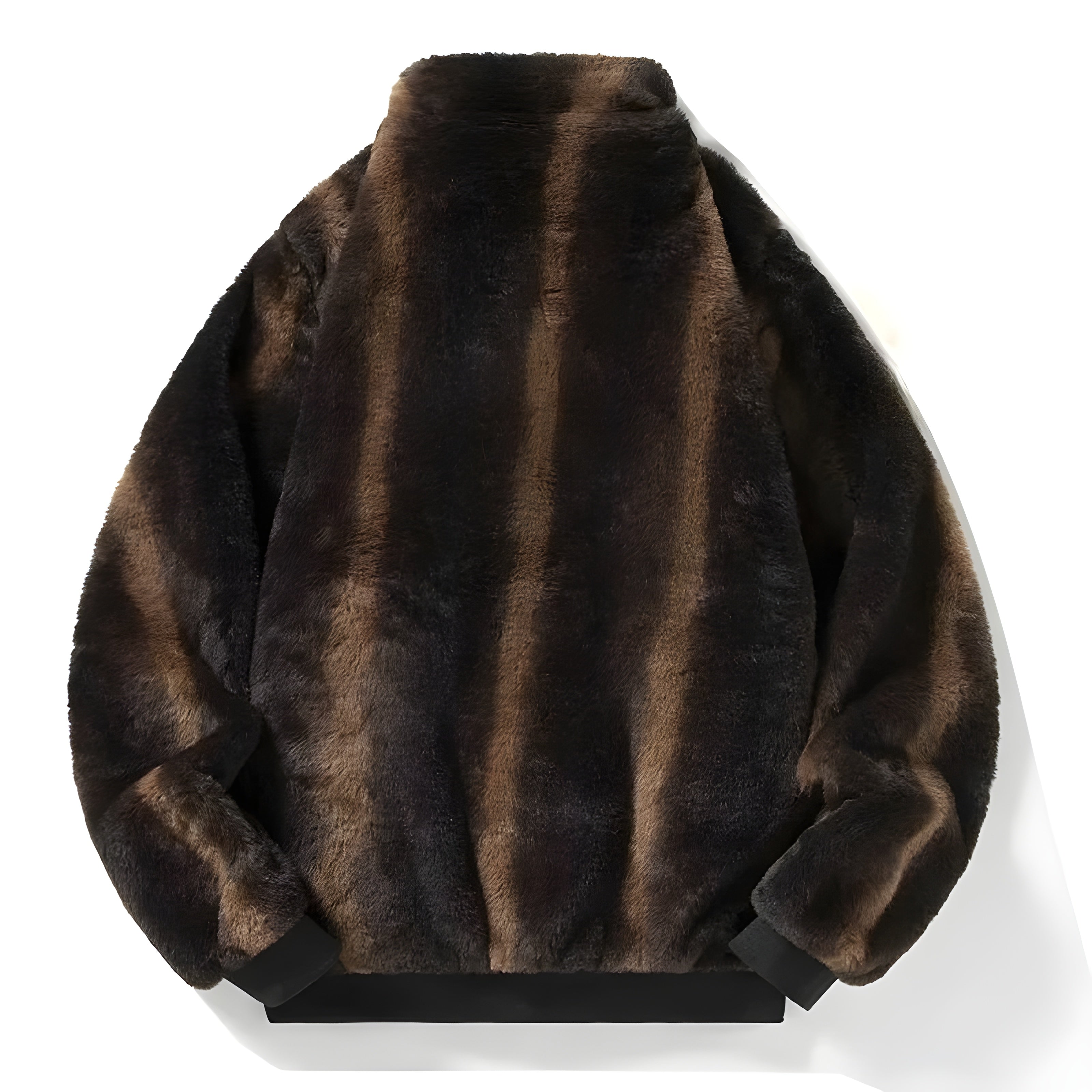 Oversized Faux Fur Bomber Jacket