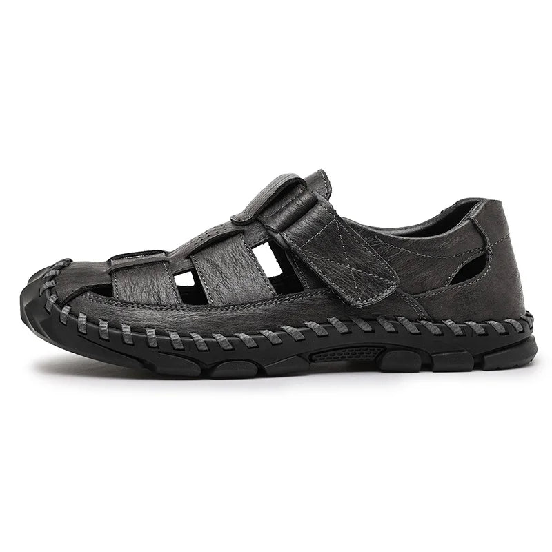 Men’s Orthopedic Leather Fisherman Sandals