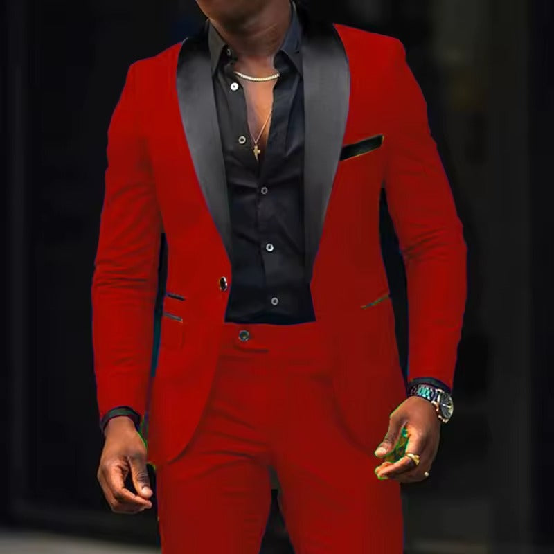 Slim Fit Suit | Two Piece Jacket and Trousers Set