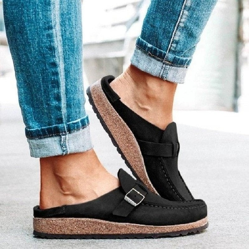 Elegant Loafers | Slip-On Buckle Strap