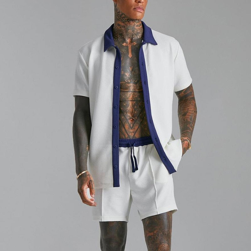 Co-Ord Set Men's Shirt and Shorts