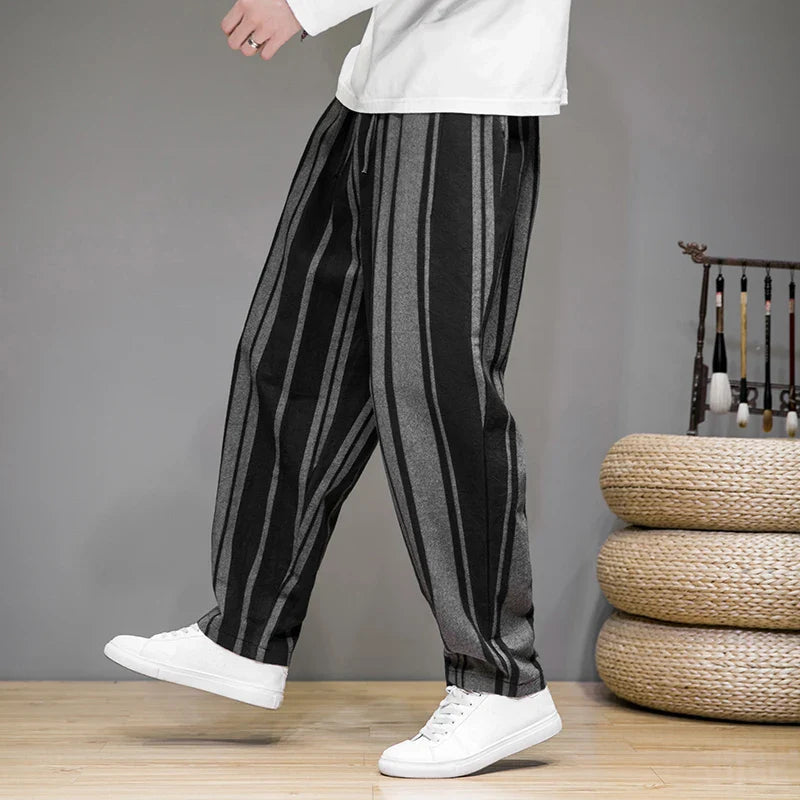 Cropped Trousers | Striped