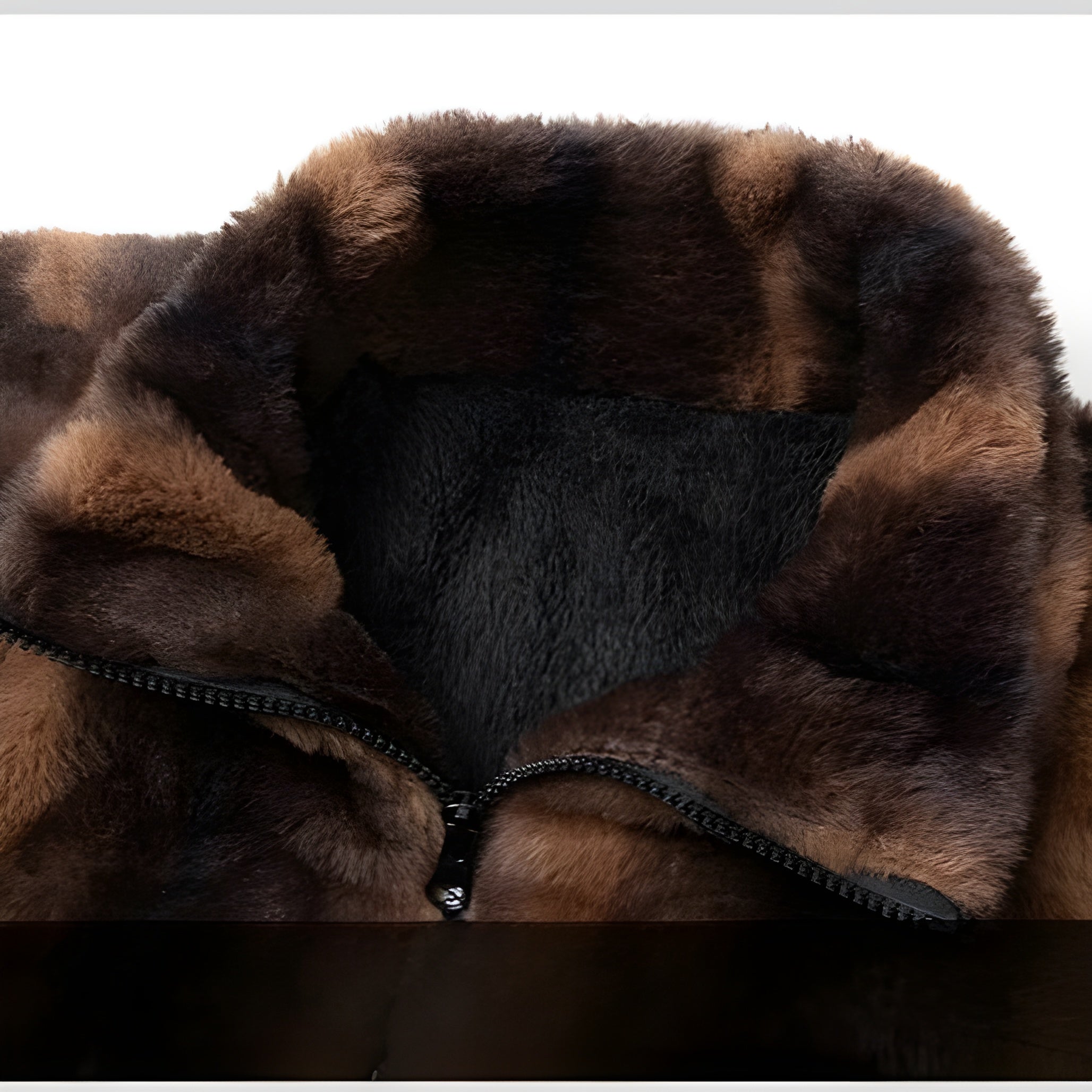 Oversized Faux Fur Bomber Jacket