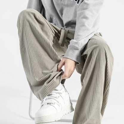 Corduroy Sweatpants Baggy Drawstring