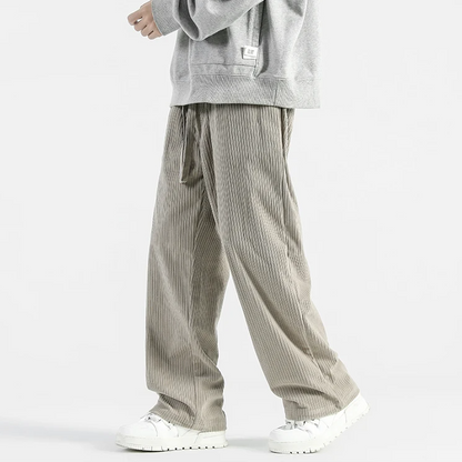 Corduroy Sweatpants Baggy Drawstring