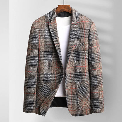 Plaid Blazer Jacket