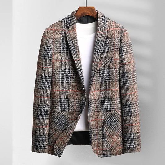 Plaid Blazer Jacket