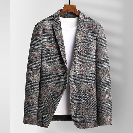 Plaid Blazer Jacket