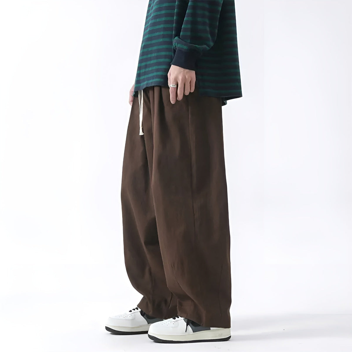 Relaxed Harem Chino Pants