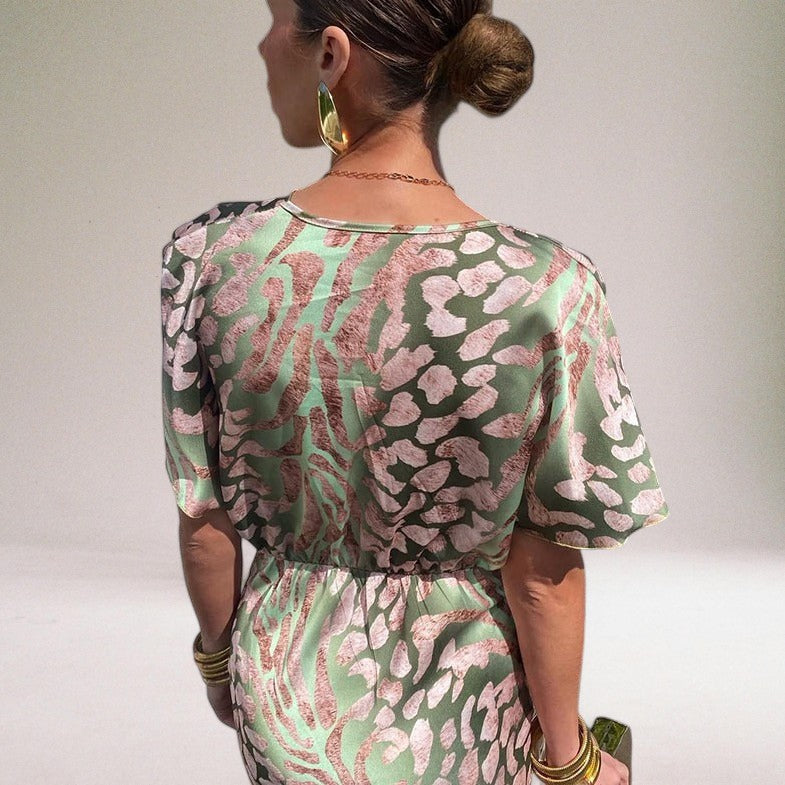 Women's Wedding Guest Wrap Maxi Dress