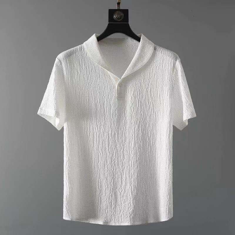 Men’s Elegant Shawl Collar Two-Piece Set