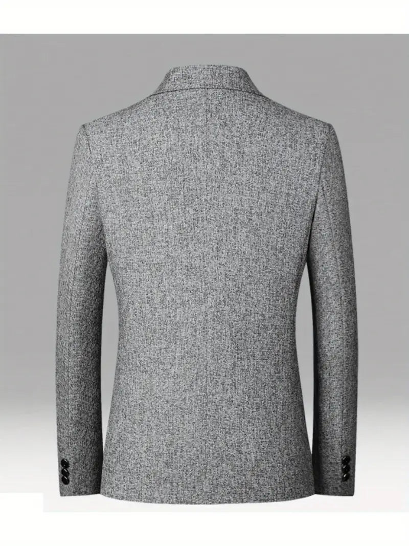 Slim Fit Notched Lapel Blazer