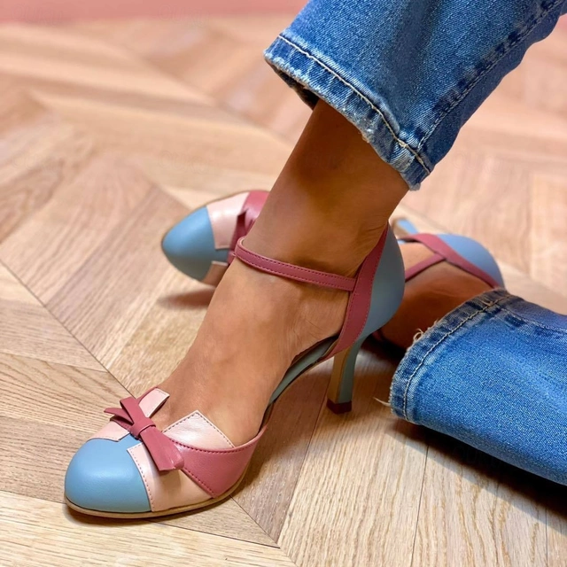 Women's Orthopedic Court Shoes with Ankle Strap