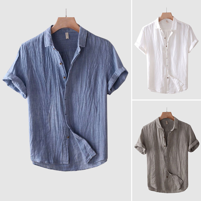The Crinkle | Men's Washed Linen Shirt