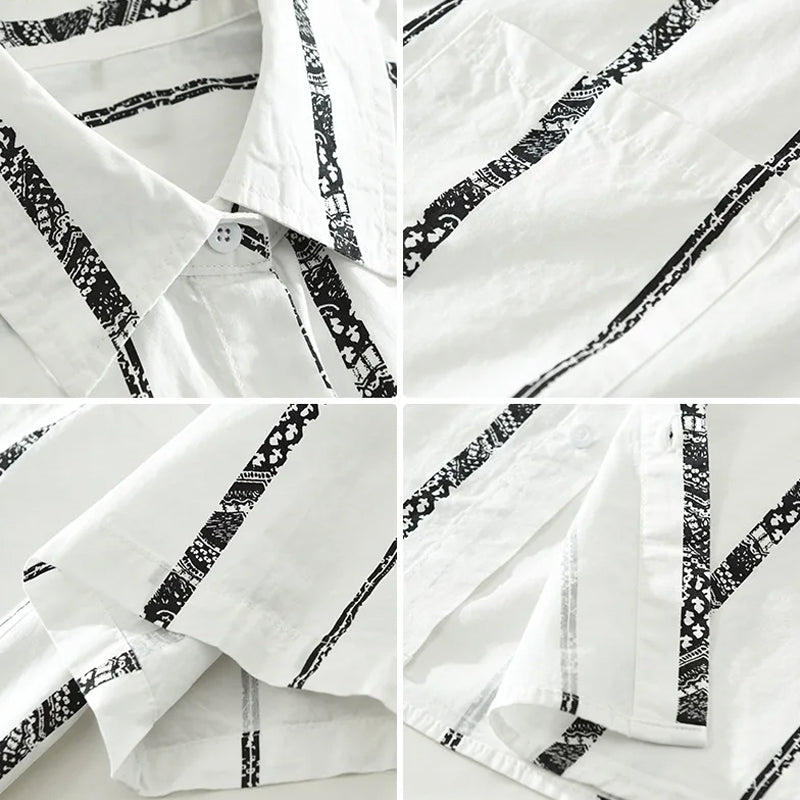 Classic Men’s Short Sleeve Button-Up Shirt