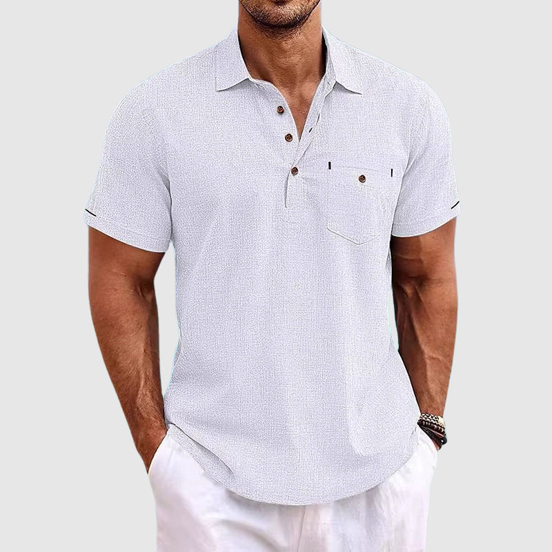 The Côte | Men's Short Sleeve Linen Shirt