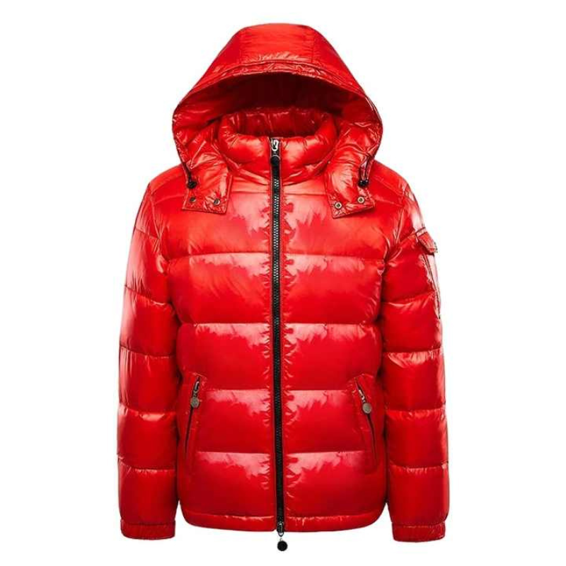 Puffer Jacket | Hooded with Gloss Finish
