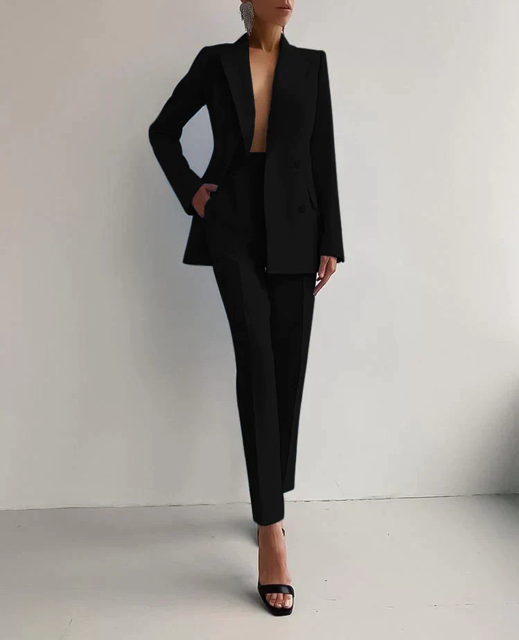 Women’s Formal Blazer and Trousers Set