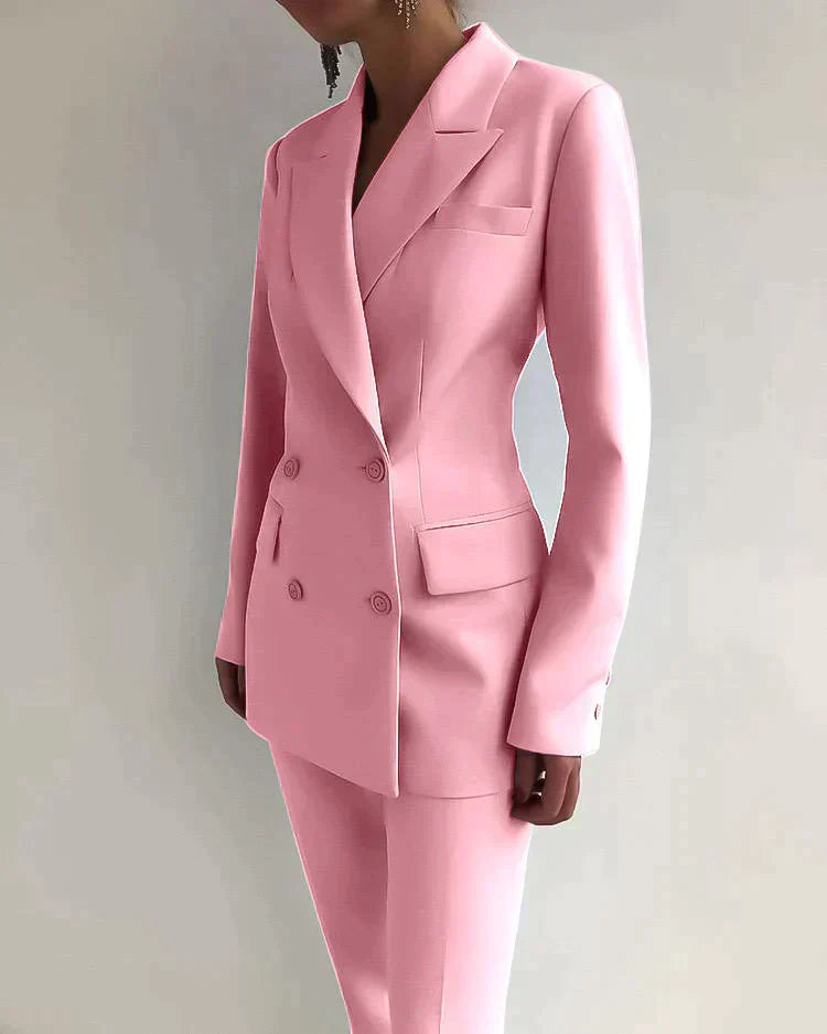 Women’s Formal Blazer and Trousers Set