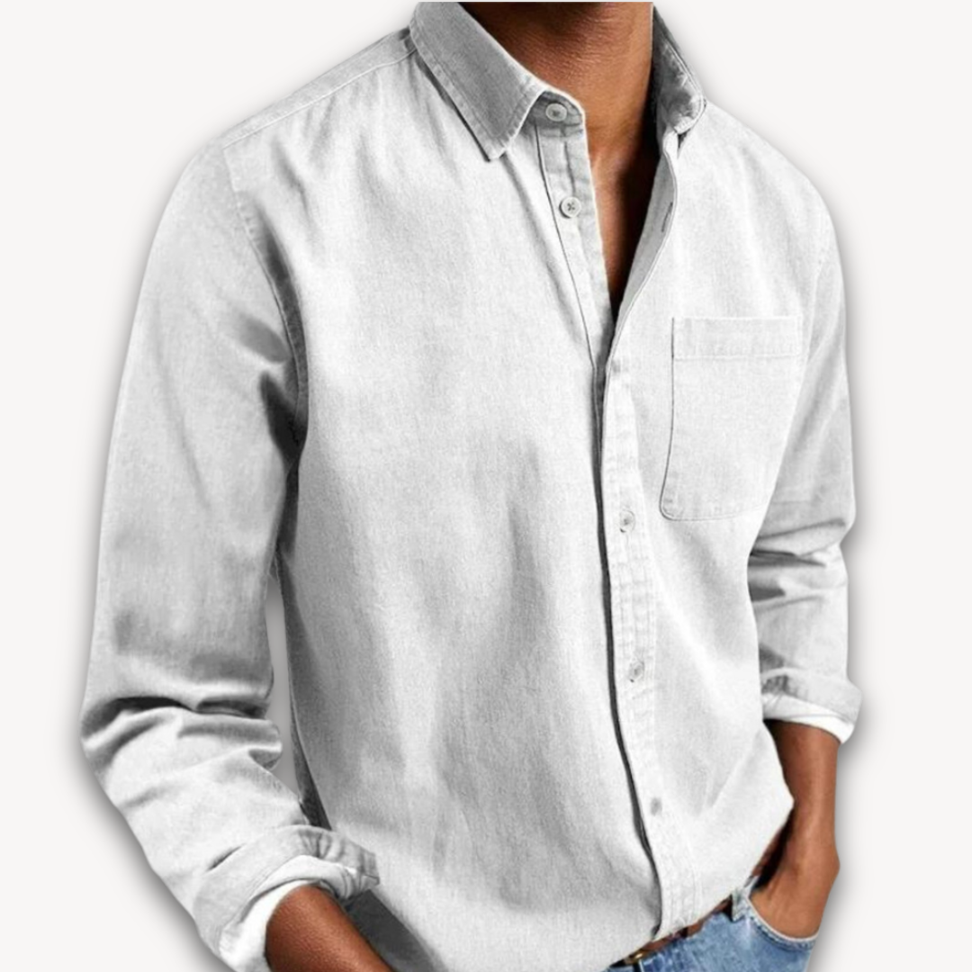Men's Long Sleeve Button Down Blouse
