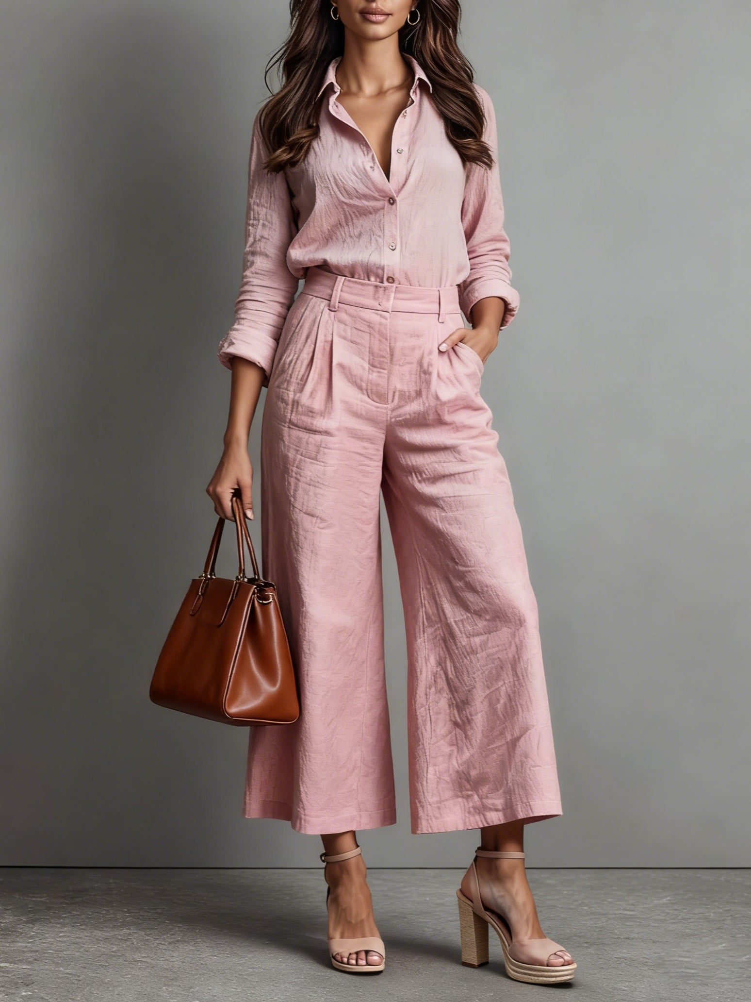 Women’s Matching Shirt & Trouser Co-Ord