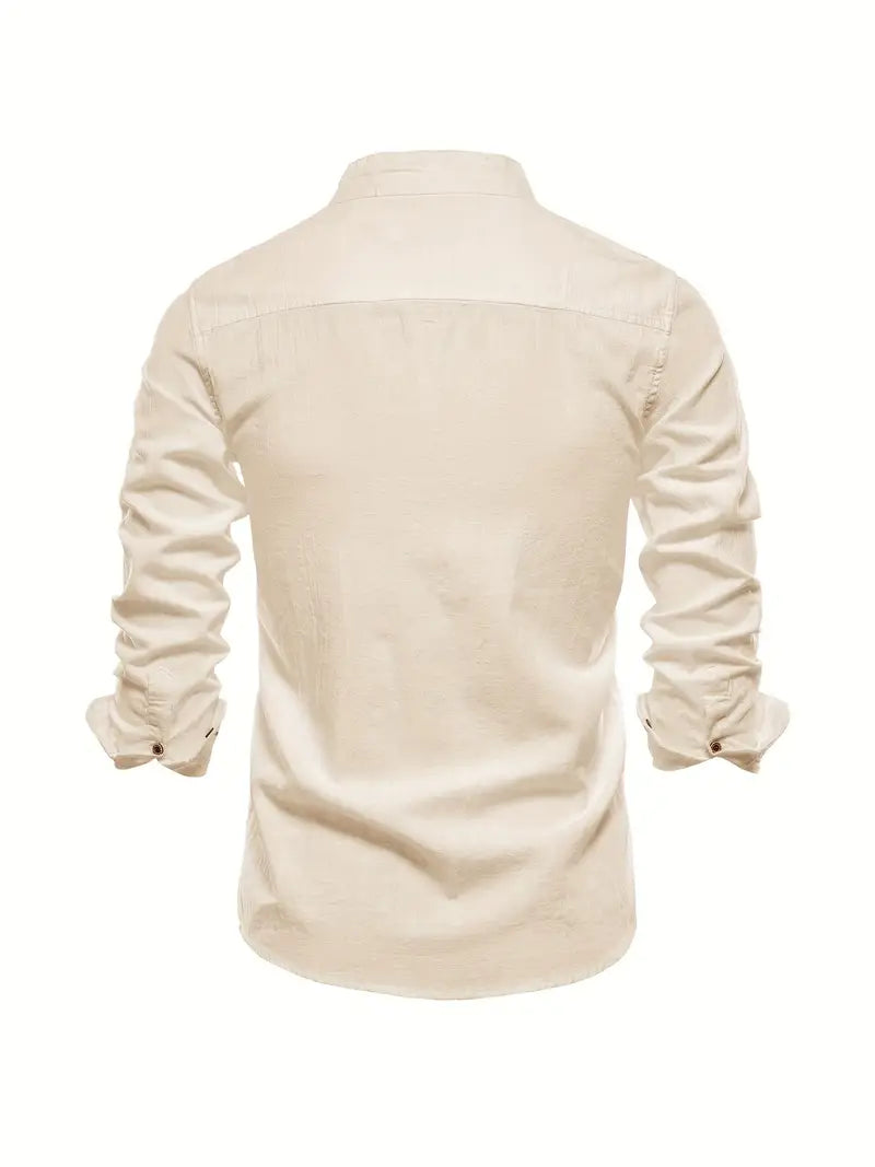 Men's Long Sleeve Slim Fit Shirt