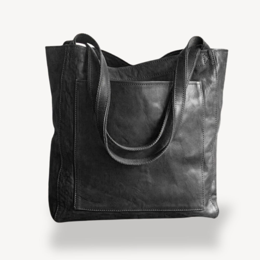 Large Shoulder Work Tote Bag | Structured Everyday Style