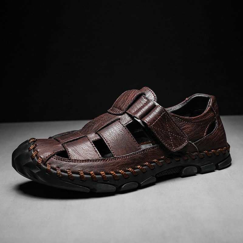 Men’s Orthopedic Leather Fisherman Sandals