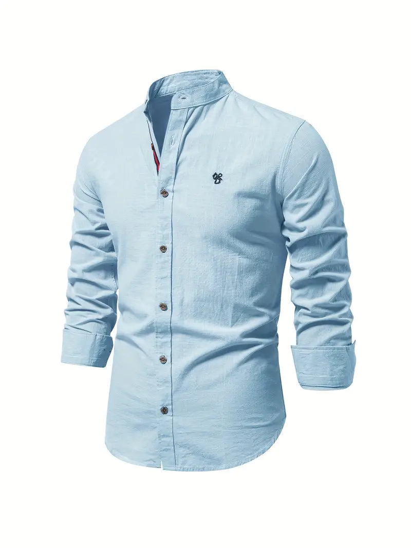 Men's Long Sleeve Slim Fit Shirt