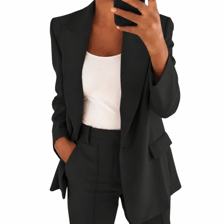 Women's Co Ord Blazer and Trouser Suit Set