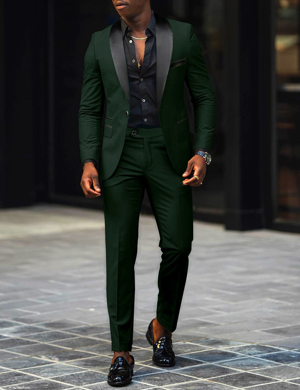 Slim Fit Suit | Two Piece Jacket and Trousers Set