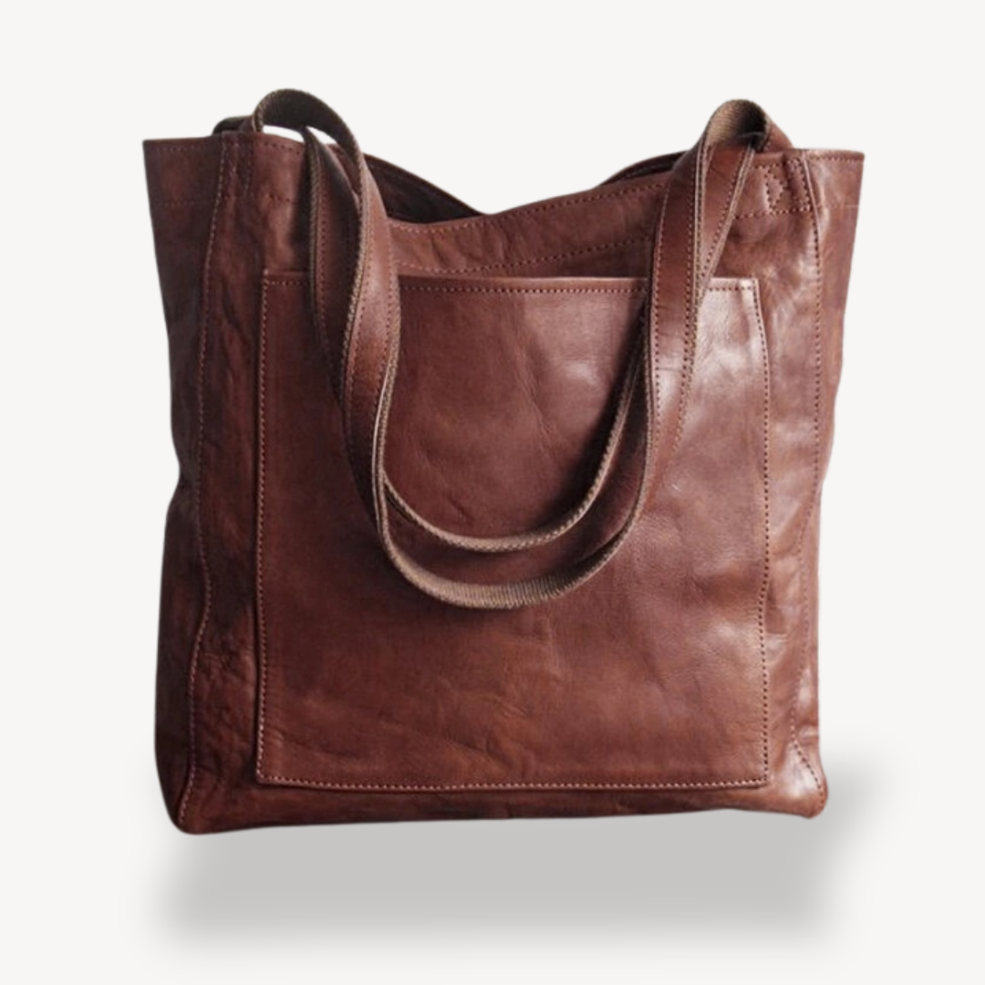 Large Shoulder Work Tote Bag | Structured Everyday Style