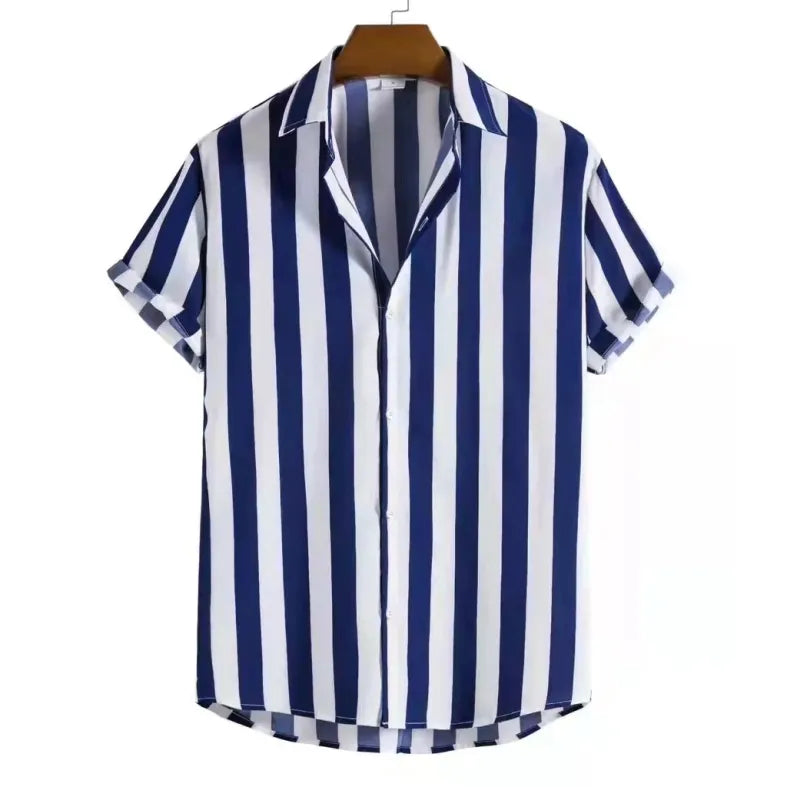 Men’s Classic Striped Short Sleeve Shirt