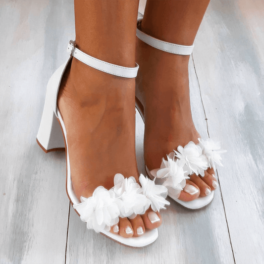Sandals | Women's Block Heel Ankle Strap