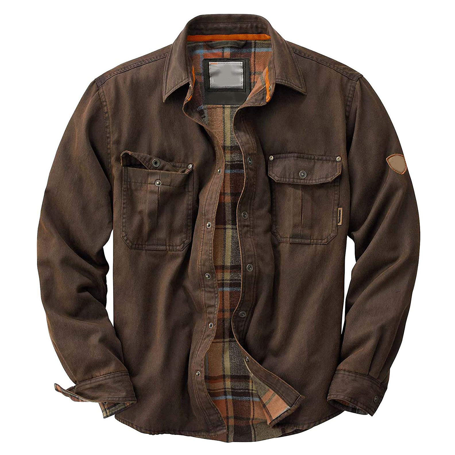 Men’s Trucker Jacket | Flannel Lined Shirt Jacket For Casual And Outdoor Wear