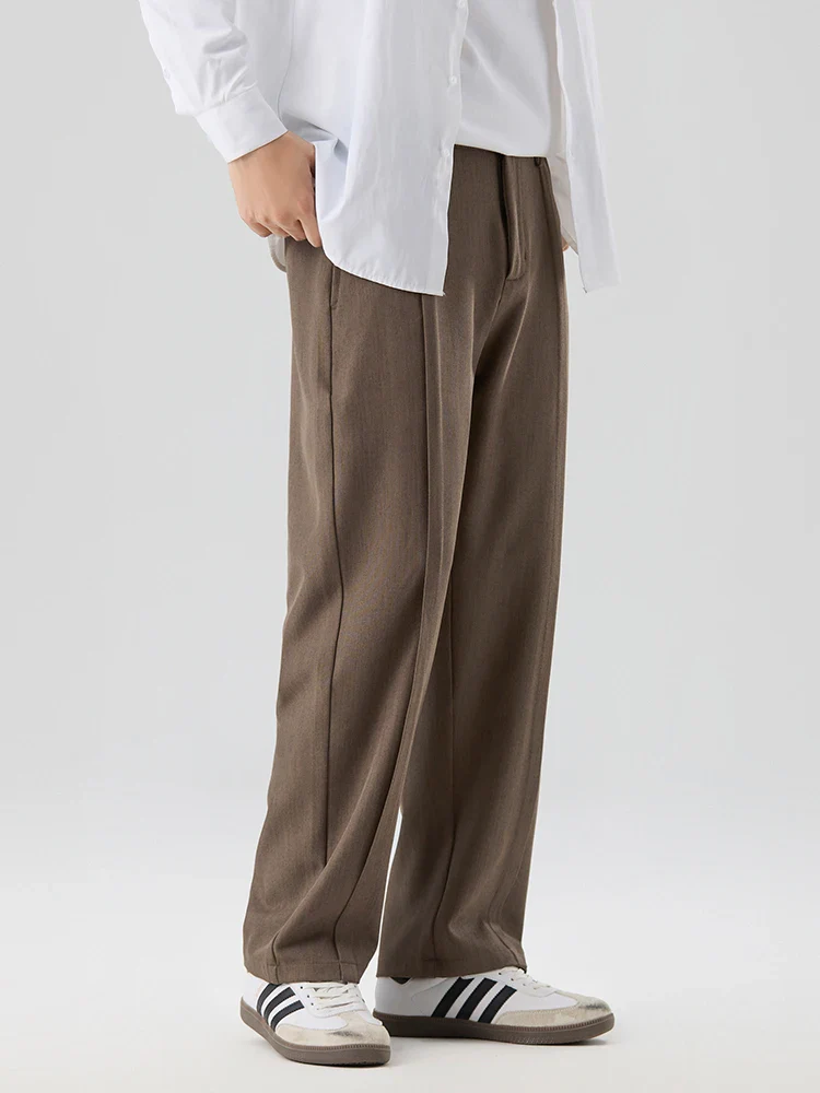 Men’s Classic Straight Wide Leg Pants