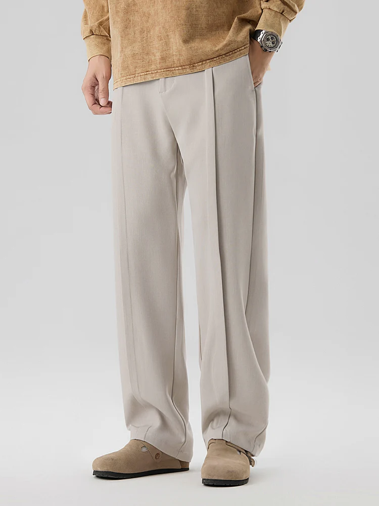 Men’s Classic Straight Wide Leg Pants