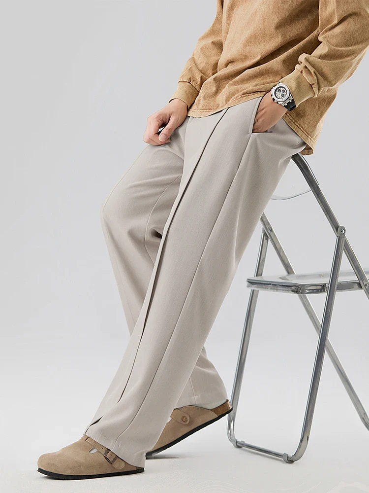 Men’s Classic Straight Wide Leg Pants