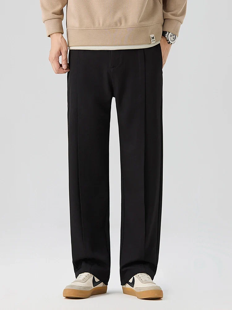 Men’s Classic Straight Wide Leg Pants