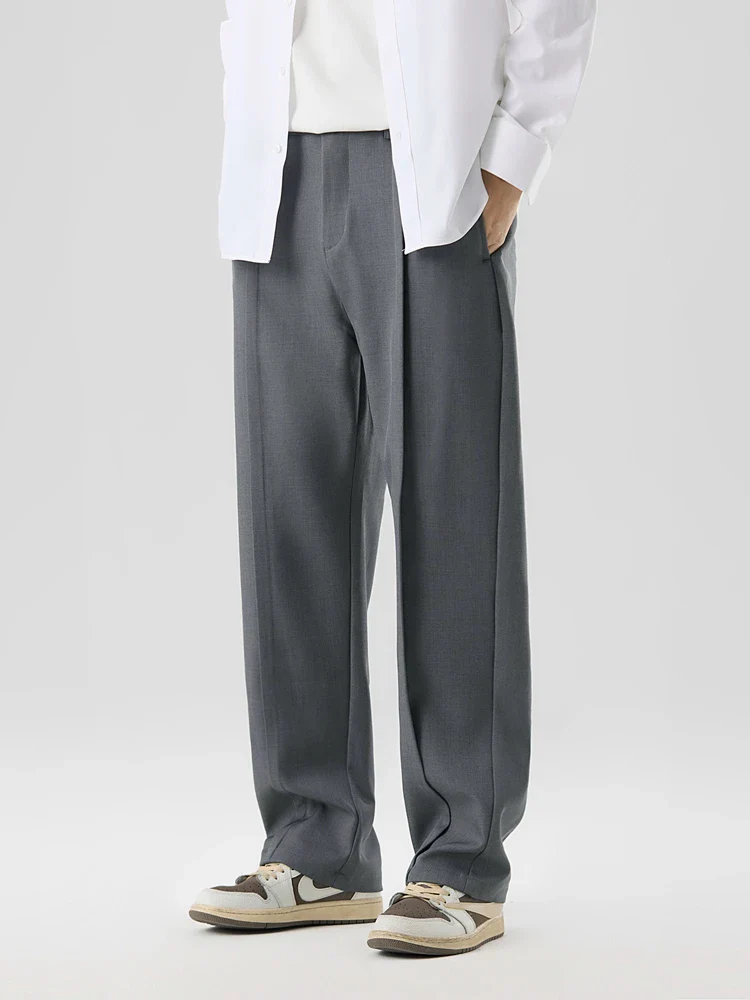 Men’s Classic Straight Wide Leg Pants
