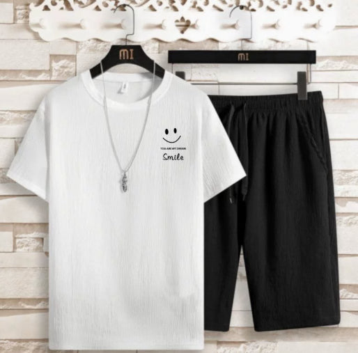 Men's T Shirt and Shorts Co-Ord Set
