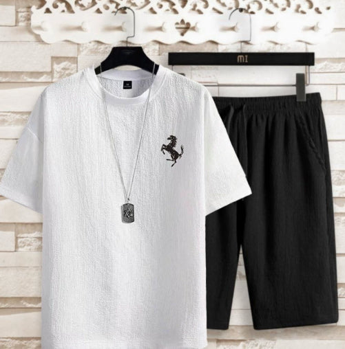 Men's T Shirt and Shorts Co-Ord Set