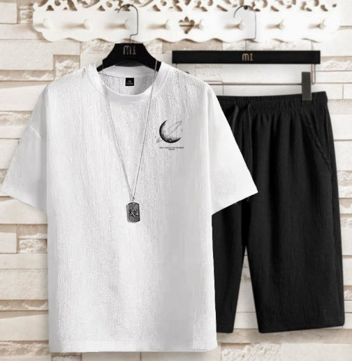 Men's T Shirt and Shorts Co-Ord Set