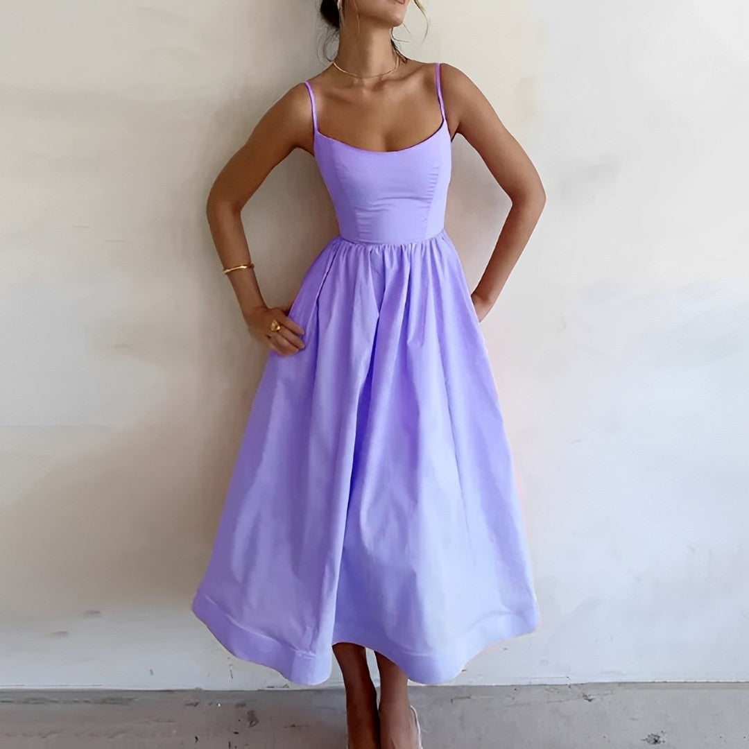 Women's Strappy Shoulder Summer Dress