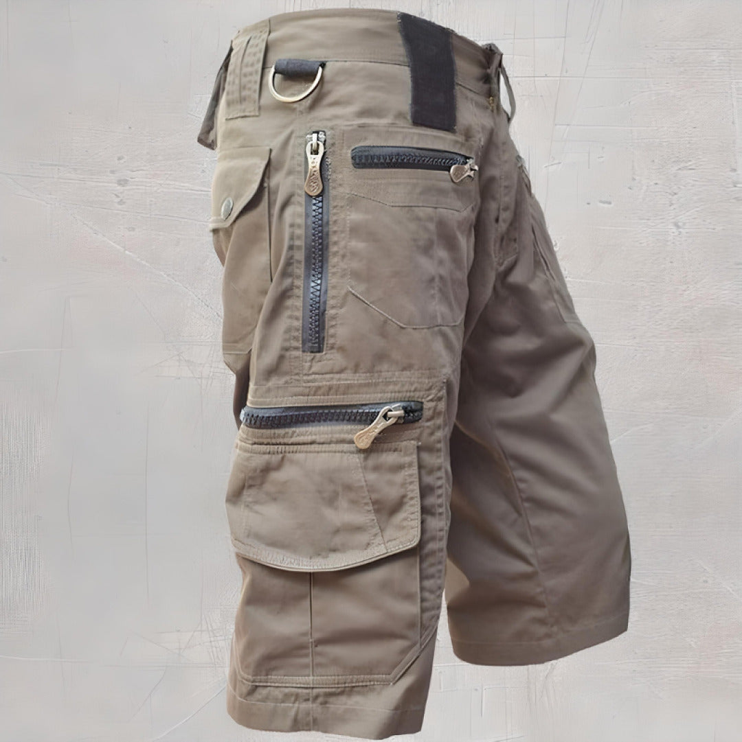 Cargo Shorts Men's Zip Pockets