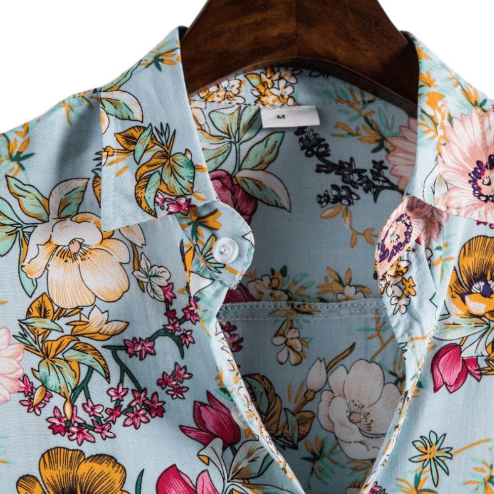 Men’s Short Sleeve Floral Shirt