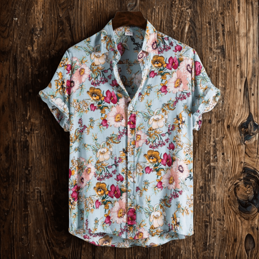 Men’s Short Sleeve Floral Shirt